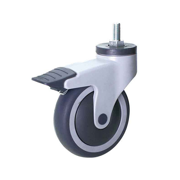 Rotelle MEDPB di ricambio - Ruote in gomma termoplastica (tpr) grigia con nucleo in polipropilene - RUOTE PER COLLETTIVITA' - PER MOBILIO Rotelle MEDPB di ricambio - Ruote in gomma termoplastica (tpr) grigia con nucleo in polipropilene - RUOTE PER COLLETTIVITA' - PER MOBILIO